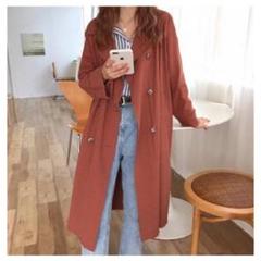 トレンチコート ジャケット レディース カジュアル ロングコート アウター チェスター 韓国ファッション 韓国 代 30代 ファッション 春 夏 秋 冬 おしゃれ かわいい 人気 トレンドの中古 未使用品 メルカリ