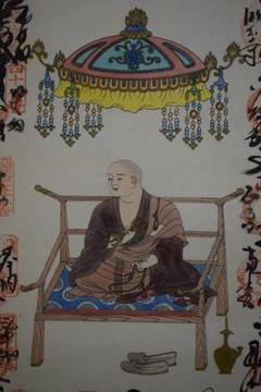 真作/四国八十八箇所/八十八ヶ所/霊場集印肉筆/弘法大師/布袋屋掛軸HH-983 真作/四国八十八箇所/八十八ヶ所/霊場集印肉筆/弘法大師/布袋屋