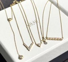 アーカー　ネックレス2点 定価合計40万ほど】AHKAH アーカー ネックレス 5点セット - メルカリ