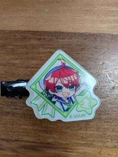 カラフルピーチアクリルヘアクリップじゃぱぱ