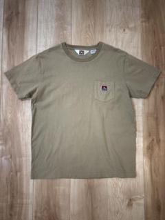 BEN DAVIS カーキ Tシャツ ポケット付き