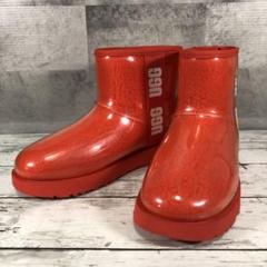 UGG クラシック クリア ミニ【25】レインブーツ ボア 113190 UGG アグ レインブーツ クラシック クリア ミニ レディース