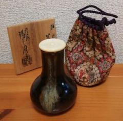 膳所　茶入　　共箱有　M１４７１ 2025人気No.1の 膳所 茶入 共箱有 M1471 工芸品 工芸品 - 工芸品