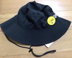 NEW ERA キッズ シアサッカー　帽子ハット ブラック　56cm