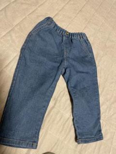【超美品】デニムパンツ 90 ウエストゴム　UNIQLO
