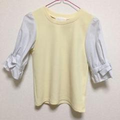 袖リボン付き トップス