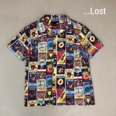 美品L ...lost enterprises ロスト アロハシャツ　T16