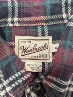最終値下 好配色90s woolrich 長袖 ボタンダウン ネルシャツ