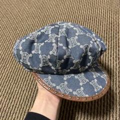 CELINE バケットハット マカダム柄 総柄 刺繍 CELINE バケットハット マカダム柄 総柄 刺繍 帽子