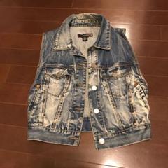 お値下げ! デニムベストフォーエバー 21