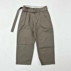 SEEALLラムレザージョガーパンツ/ダークブラウンsize1