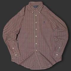 美品★90s★Ralph Lauren★シアサッカーシャツ★チェック★USA古着