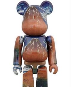 BE@RBRICK 葛飾北斎 「冨嶽三十六景 凱風快晴」100％&400