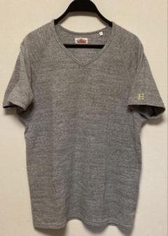 ハリウッドランチマーケット　フライスTシャツ Vネック サイズ5