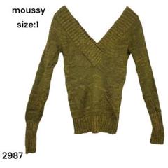 マウジー　moussy ニット　トップス　長袖　1 おしゃれ　かわいい