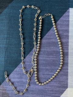 JEANASIS eL+1 Extra Long Necklace シルバー JEANASIS eL+1 Extra Long Necklace シルバー