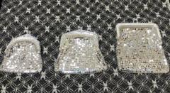 メタルメッシュ　コインケース　3個セット　ヴィンテージ　未使用品