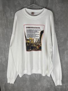 【USA製】FRUIT OF THE LOOM 80's　希少 デザイン XXL