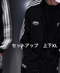 WAKE sapporo adidas ブラック ゴールデンサイズ 上下セット 63811-359-