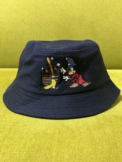 ディズニー バケハ 黒 ベージュ セット 完売品 公式 ディズニーランド バケハ 黒 ロゴ バケットハット