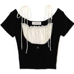 andmary Mew frill tops black - メルカリ