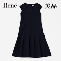 極美品DM掲載品【Reneルネ】バルーンワンピース36 Rene ルネ ワンピース ブラック 36