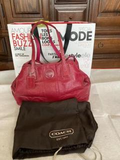 新品同様 未使用 COACH コーチ がま口 トートバッグ ハンドバッグ Yahoo!オークション -「コーチがま口バッグ」の落札相場・落札価格