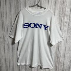 【最終価格】90s SONY ヴィンテージTシャツ GILDANボディ　Lサイズ