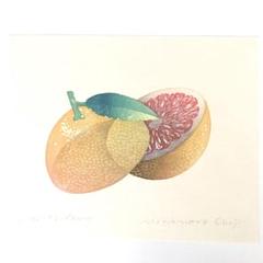 現代浮世絵 宮本承司 グレープフルーツ 水彩木版画 現代浮世絵 宮本承司 グレープフルーツ 水彩木版画 - メルカリ