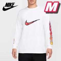 NIKE ナイキ メンズ ロングスリーブ Tシャツ 白 M IB7539