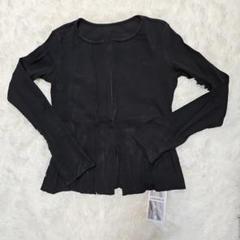 シンプル カットソー ブラック M