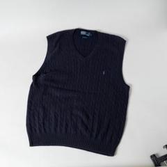 ラルフローレン　ベスト　Ralph Lauren ネイビー　Ｌサイズ