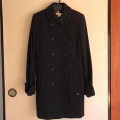 美品✨スキャパ　ロングコート　アルパカウール　スカーフ柄　グリーン　38/M 美品✨スキャパ ロングコート アルパカウール スカーフ柄