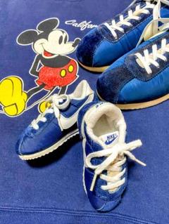 ★メンテリペア済‼️レア★NIKEベビーコルテッツ 紺×白　7(13cm) 激カワのサムネイル