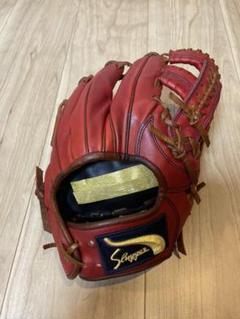 クラシック 久保田スラッガー 軟式オーダーグラブ KSNM00 レッド ウッド - グローブ