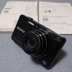 動作良好✨極美品 ソニー SONY Cyber-shot DSC-WX220 黒 Pocket Camera for Full HD Movies | Pink & Black | DSC-WX220