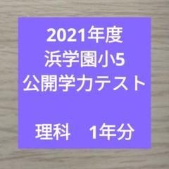 浜学園　小５　公開学力テスト　3教科　6年分 浜学園 小5 公開学力テスト 3教科 6年分