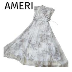 【美品】AMERI　ロングワンピース　花柄 Ameri VINTAGE（ロングワンピース/マキシワンピース）のフリマ