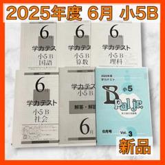 育伸社 学力テスト 2025年 6月 小5 B 解答解説 国語 算数 社会