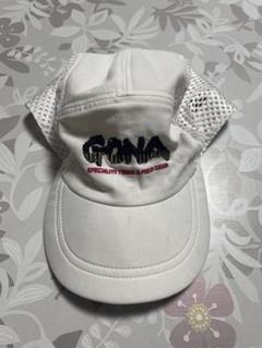 GONA アシックス メッシュスポーツキャップ ホワイト