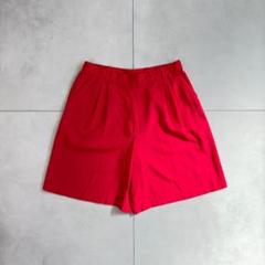 90s VTG Sag Harbor ハイウエストツータックワイドショートパンツ