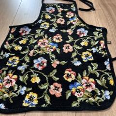 未使用品#極美品#フェイラー#FEILER エプロン#カフェエプロン FEILER フェイラー エプロン ブラック 綿100% シェニール織 贈答
