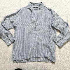 シップス 美品 baird mcnutt リネンカプリシャツ S ストライプ シップス 美品 baird mcnutt リネンカプリシャツ S ストライプ