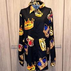 【新品未使用】男女兼用　メンズ　レディース　シャツ　ジャケット　バロック柄　⑥