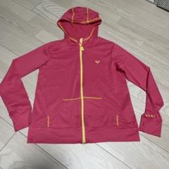 ROXY フード付きラッシュガード ピンク