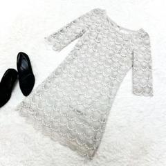 Relier de miu リリエドミュー✨レースワンピース【Ｍ】ひざ丈　７分袖