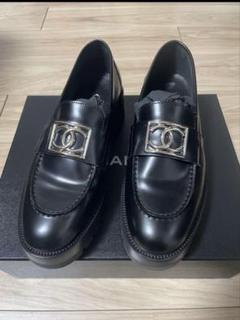 シャネル36.5 ローファー キルティングが可愛い♪】CHANEL☆ローファー☆CCロゴ付き