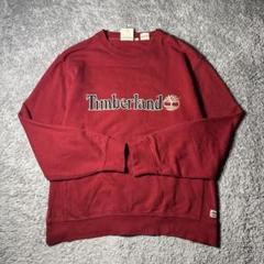 ティンバーランド　スウェット　センターロゴ刺繍　ゆるダボ　ユニセックス　古着