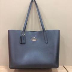 COACH トートバッグ　アベニュー　シグネチャー　2way 斜め掛け　ブルー 2025年最新】coach アベニュー トートの人気アイテム - メルカリ