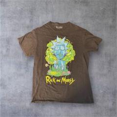 RickandMortyTシャツMアートプリントフェード加工リックアンドモーティ